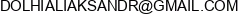 Aliaksandr Dolhi Email address