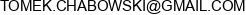 Tech Tools Tomasz Chabowski Email address