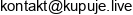 Live Commerce Email address