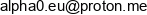Alpha0 Email address