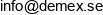 Demex Email 1