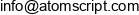 Atomscript Email 1
