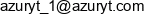 Azuryt 1 Investments Adres e-mail