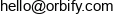 Orbify Poland Email address