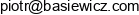 Basiewicz Piotr Email address