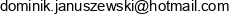 Dominik Januszewski Consulting Email address