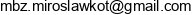 Mbz Miroslaw Kot Email address