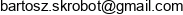 Bartosz Skrobot Email address
