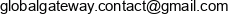 Global Gateway Email address