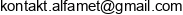 Alfamet Adres e-mail