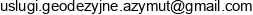 Azymut Uslugi Geodezyjne S C Jakub Bajsarowicz Email address