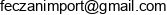 Feczan Import Email address