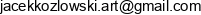 Masyw Jacek Kozlowski Email address