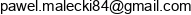 Jam Pawel Malecki Email address