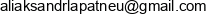 Aliaksandr Lapatneu Adres e-mail