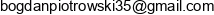 Bogdan Piotrowski Email address