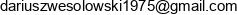 Dariusz Wesolowski Dar Mat Email address