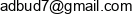Adbud Development Ix Email address