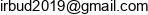 Irbud Ltd Email address