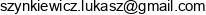 Absztyfikant Lukasz Szynkiewicz Email address
