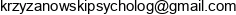 Gabinet Psychologiczno Seksuologiczny Robert Krzyzanowski Email address