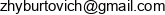 Aliaksandr Zhyburtovich Email address