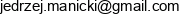 Jedrzej Manicki Uslugi Programistyczne Email address