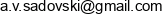 Aliaksandr Sadouski Adres e-mail