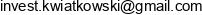 Invest Kwiatkowski Email address