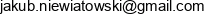 Jakub Niewiatowski Email address