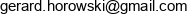 Firma Uslugowa Gerard Horowski Email address