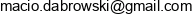Dabrowski Maciej Email address