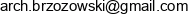 Szymon Brzozowski Architekt Email address