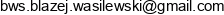 Bws Blazej Wasilewski Email address