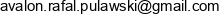 Avalon Rafal Pulawski Email address