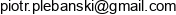 Biuro Projektow Bezpieczenstwa Piotr Plebanski Email address