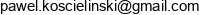 Pawel Koscielinski Uslugi Programistyczne Email address