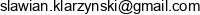 Slawian Klarzynski Adres e-mail