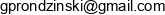 Grzegorz Pluto Prondzinski Email address