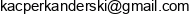 Kantrans Kacper Kanderski Email address