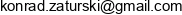 Konrad Zaturski Email address