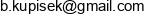 B R Kupisek Email address