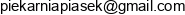 Piekarnia Piotr Urbanczyk Email address