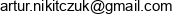 An Software Artur Nikitczuk Email address