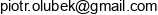 Piotr Olubek Email address