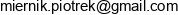 Piotr Miernik Pm Consulting Email address