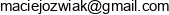 Maciej Jozwiak Instalacje Email address