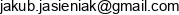 Jakub Jasieniak Email address