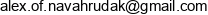 Aliaksei Dziashchenia Adres e-mail
