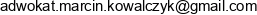 Kancelaria Adwokacka Adwokat Marcin Krzysztof Kowalczyk Email address
